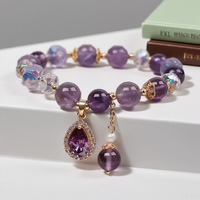 Amethyst Cat's Eye Bracelet: Elegant Simplicity for Everyday Wear - 3x10x10cm, 15g, Subtle Romance Design bracelet gemstone