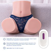 Half Body Big Ass with 3 speeds 4 modes thrusting Real Vagina Women Ass Adult Masturbation Doll Sex Doll For Man
