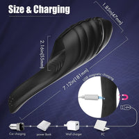 Penis Vibrator Glans massager Adjustable Male Masturbators Flexible Cover For Ejaculation Male Sex Toys For Men Endurance