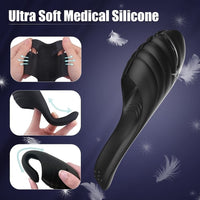 Penis Vibrator Glans massager Adjustable Male Masturbators Flexible Cover For Ejaculation Male Sex Toys For Men Endurance