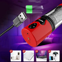 Male Masturbators For Ejaculation Automatic Thrusting Rotation Sucking Cup Penis Vibrator Hand Free Adult Sex Toys For Man