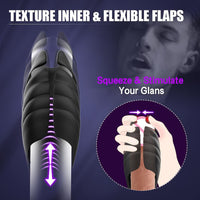 Penis Vibrator Glans massager Adjustable Male Masturbators Flexible Cover For Ejaculation Male Sex Toys For Men Endurance