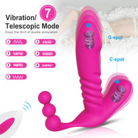 G Spot Wireless Remote Wearable Automatic Thrusting Dildo