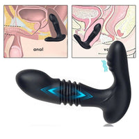 Male Prostate Massager Vibrator Masturbator Thrusting Anal butt Plug Dildo Sex Toys for Men
