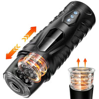 Cedric-7 Thrusting & Rotating Modes with Strong Suction Cup for Penis Stimulation Male Masturbator Cup