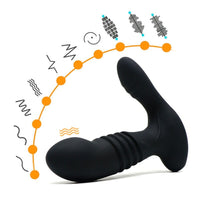 Male Prostate Massager Vibrator Masturbator Thrusting Anal butt Plug Dildo Sex Toys for Men