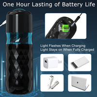 Male Masturbators Cup Telescopic Rotation Penis Stimulation Electric Pocket Pussy Vagina Blowjob Adult Sex Toy for Male