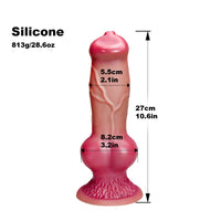 Giant Animal Dildo XXL Realistic Big Knot Dog Dildos Vaginal Stimualtor G-Spot Masager Penis with Sucker Masturbator for Women