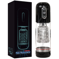 Male Sex Toy Automatic Sucking Telescopic Rotating Masturbator Cup For Men Real Vaginal Suction Pocket Blowjob Adult Product