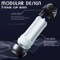 Automatic Sucking Male Vibration Blowjob Masturbation Machine Silicone Vagina