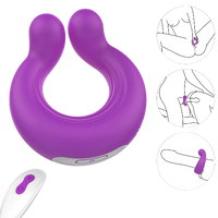 Cock Ring Couple Vibrator for Penis & Clitoral Stimulation