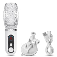 Typhoon - Auto Telescopic Rotation Male Masturbation Cup With Dual Vibration