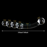 Crystal Anal Beads Butt Plug