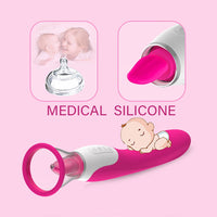Sucking Vibrator With Tongue