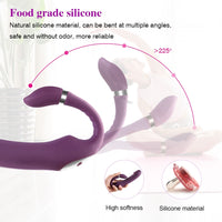 Heating Dildo Vibrator for G-Spot & Clitoral Stimulation