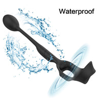 3 in 1 Vibrating Prostate Massager with Cock Ring