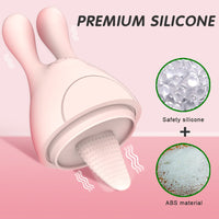 Rabbit Huge Tongue Dildo Vibrator