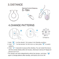 Cock Ring Couple Vibrator for Penis & Clitoral Stimulation