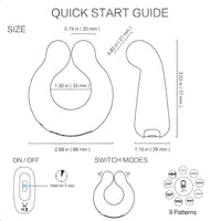 Cock Ring Couple Vibrator for Penis & Clitoral Stimulation