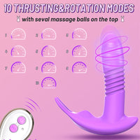 Wearable Dildo Telescopic Rotating Vagina Vibrator