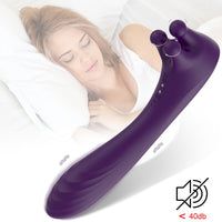 Clitoral Vibrator Trio of Fondling Nubs G Spot Dildo Vibrator